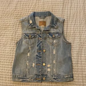 Jean vest, size M